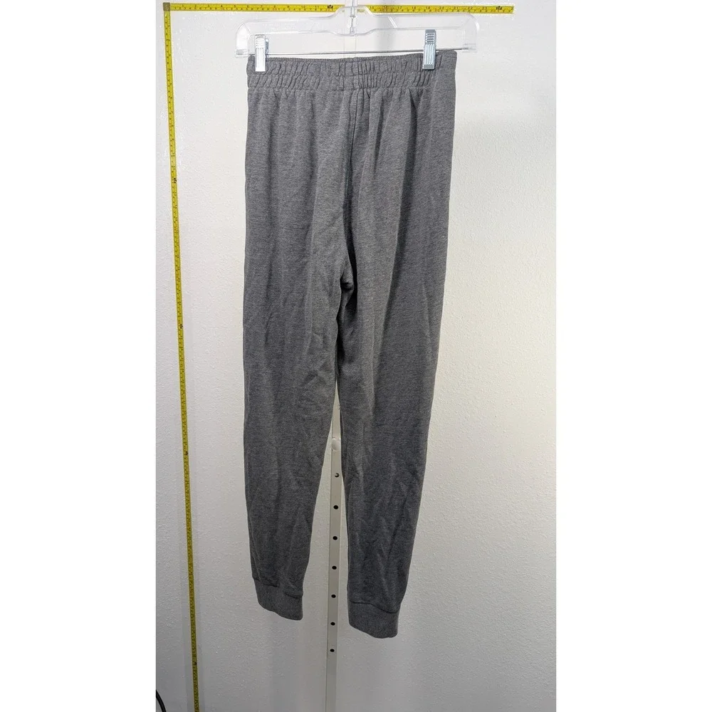 Puma Youth Boys Large‎ 14-16 Joggers Gray Sweatpants Multi Color Logo Athletic